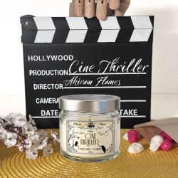 VELA AROMÁTICA THRILLER 300g | Vela de soja y coco con aroma amaderado.